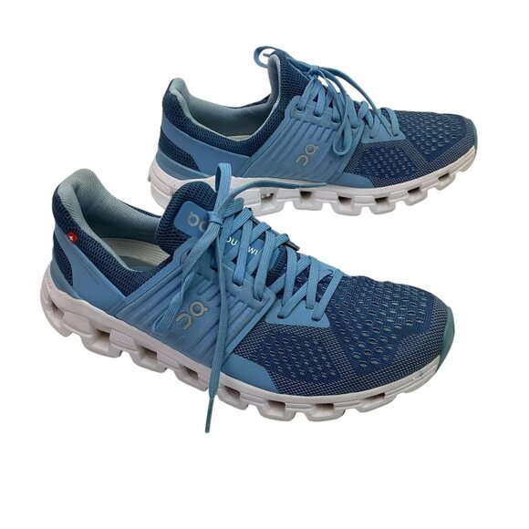 On Cloud Cloudswift Helion Womens 8 Sneakers Running Athletic Shoes Blue - Picture 4 of 14
